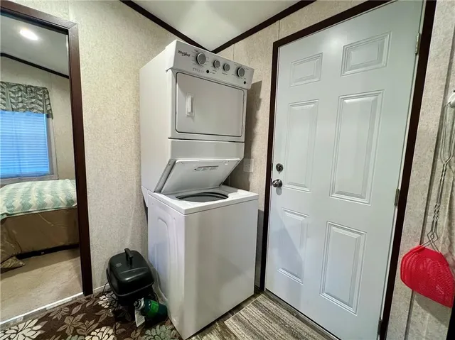 a room with storage and utility