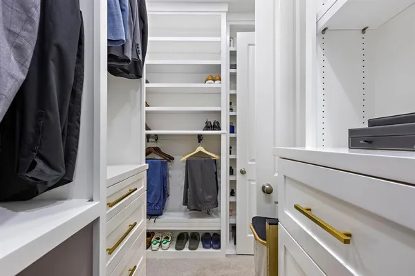 a view of walk in closet