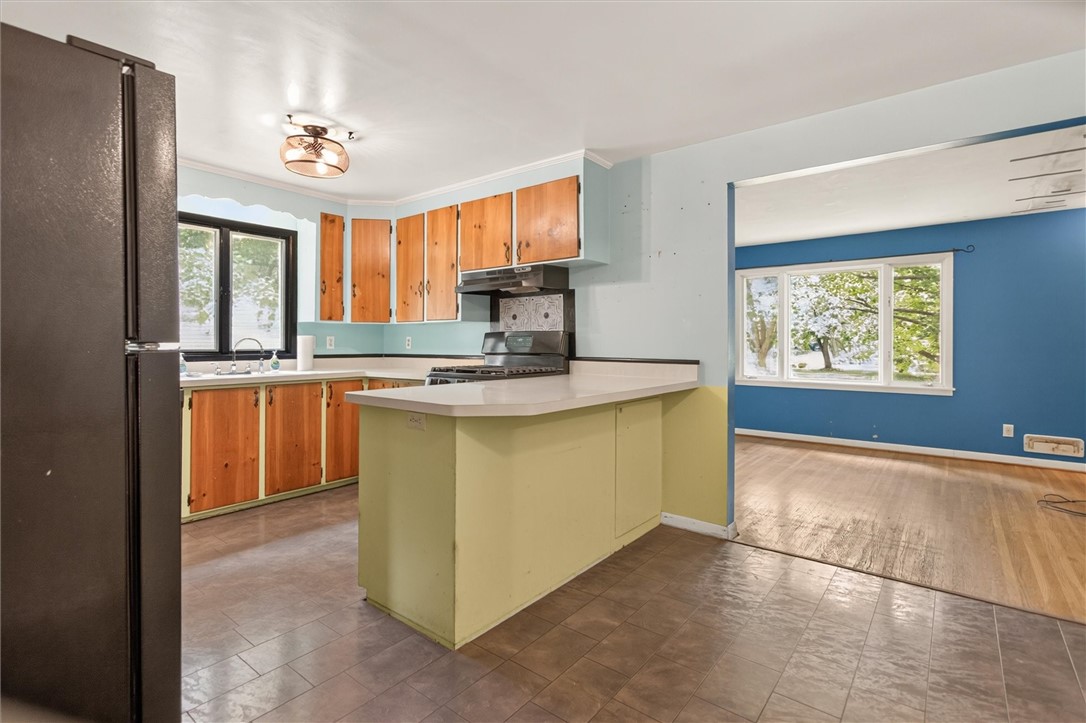 129 Browns Road Wheatland, NY 14546 - Photo 6 of 42 kitchen with view into living room