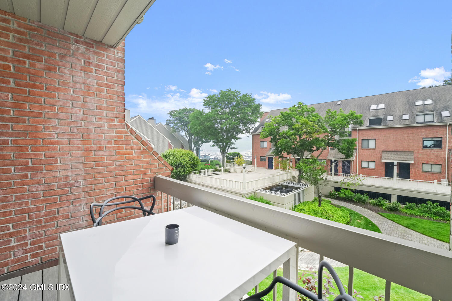 9 River Road, Unit 418 Cos Cob, CT 06807 - Photo 9 of 41 Balcony off Living area