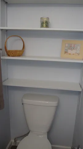 a view of a small space with sink