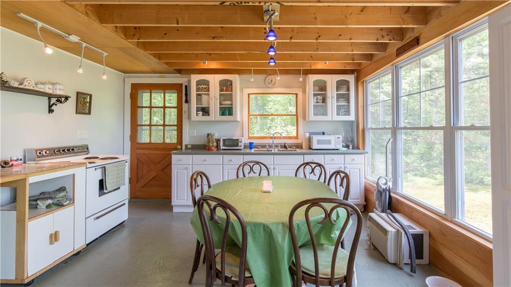 138 Sunderland Road Poland, ME 04274 - Photo 11 of 35 Kitchen has large windows to enjoy...