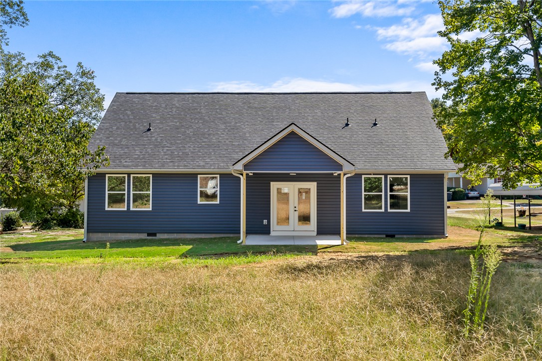 1507 Tindall Avenue Anderson, SC 29621 - Photo 37 of 38 Clean lines and classic siding define the rear facade of this newly constructed home.