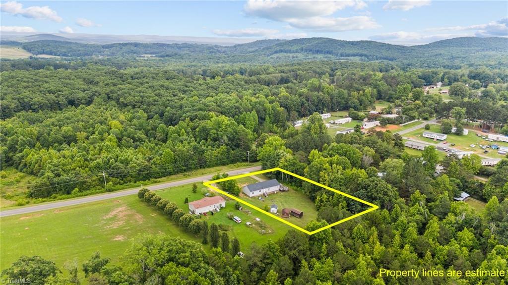 1792 Hill Road Lexington, NC 27292 - Photo 2 of 48 Overhead view showing the approximate lot dimensions.