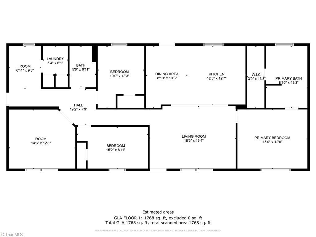 1792 Hill Road Lexington, NC 27292 - Photo 48 of 48 Floorplan of home.