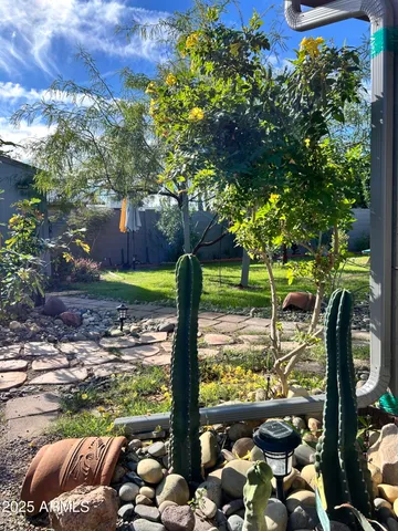 a view of a living room