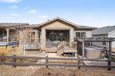 a view of house with deck