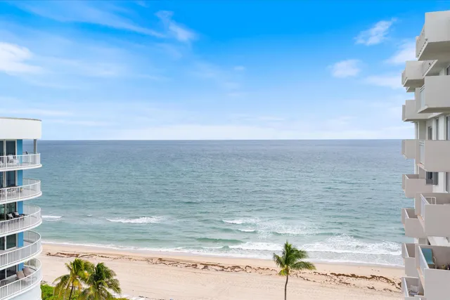 a view of beach and ocean