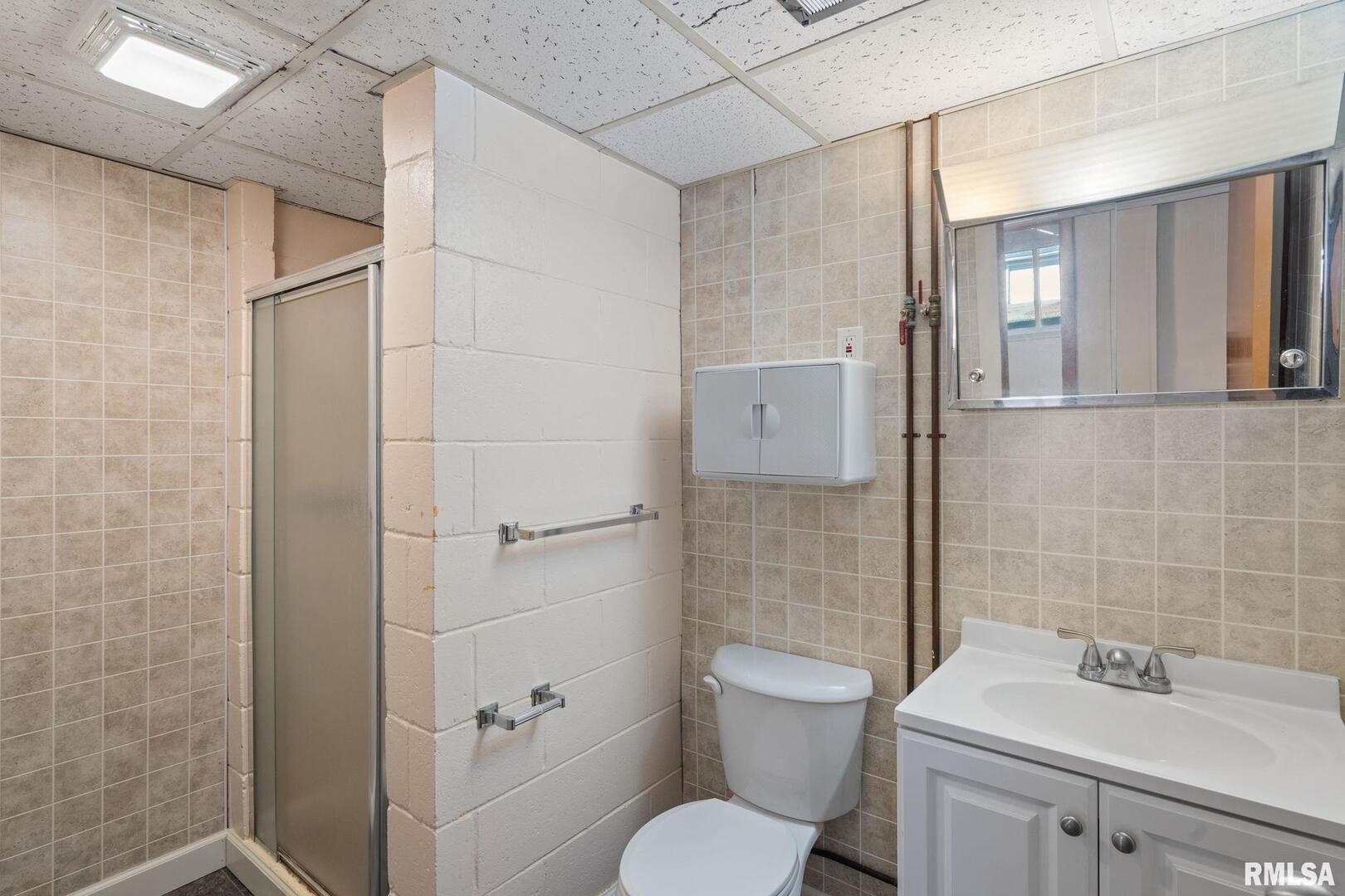 204 Amber Lane Geneseo, IL 61254 - Photo 10 of 16 a bathroom with a toilet sink and shower