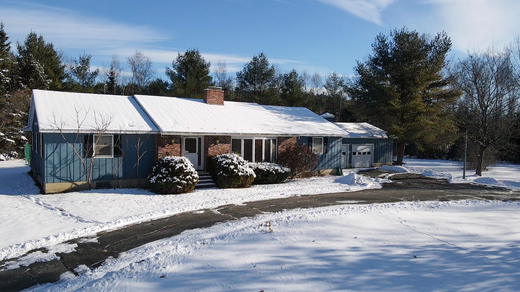 1261 Chase Road Bangor, ME 04401 - Photo 3 of 23 House Front View Aerial