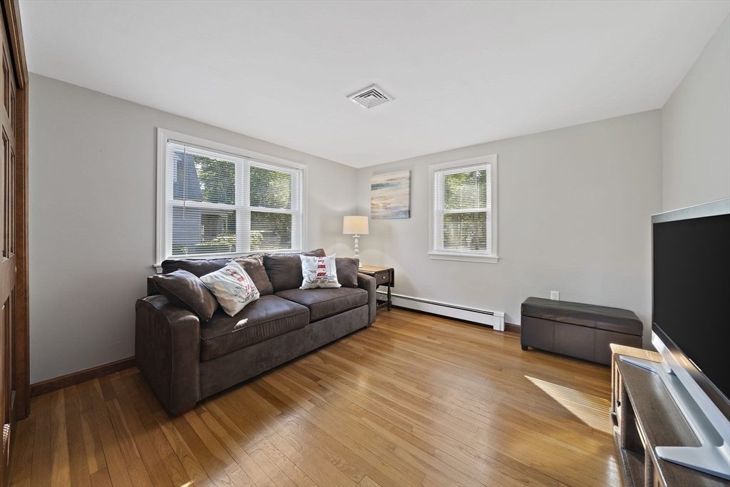 45 Pond Circle Mashpee, MA 02649 - Photo 10 of 26 a living room with furniture window and a flat screen tv