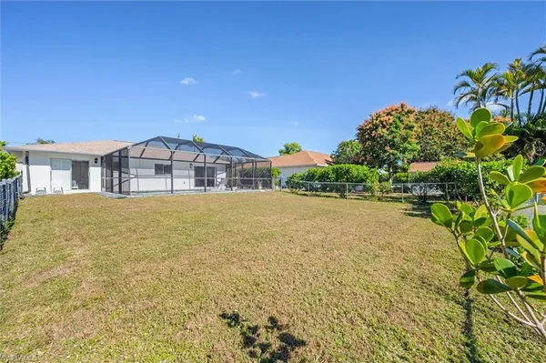 a house view with a garden space