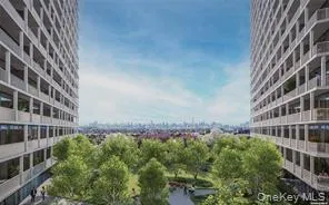 an aerial view of a building