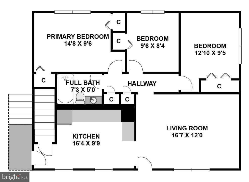 143 Ritchie Avenue Silver Spring, MD 20910 - Photo 41 of 41 Main Level Floor Plan