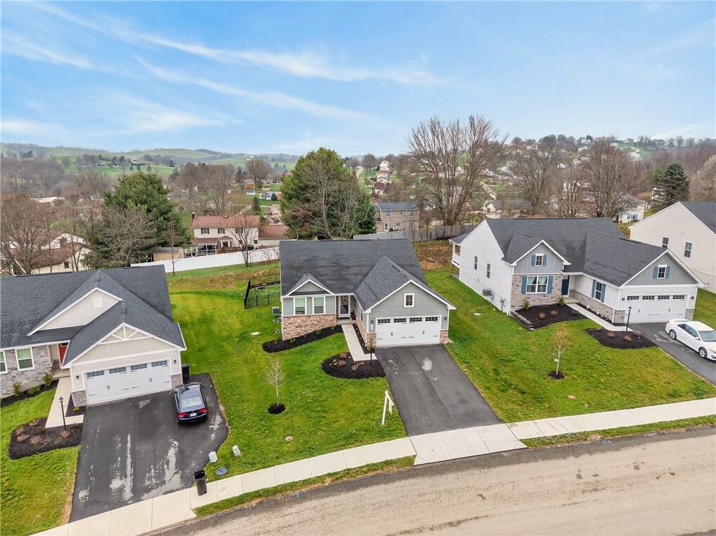 105 Horseshoe Loop Washington, PA 15301 - Photo 43 of 49 an aerial view of a house with garden space and houses