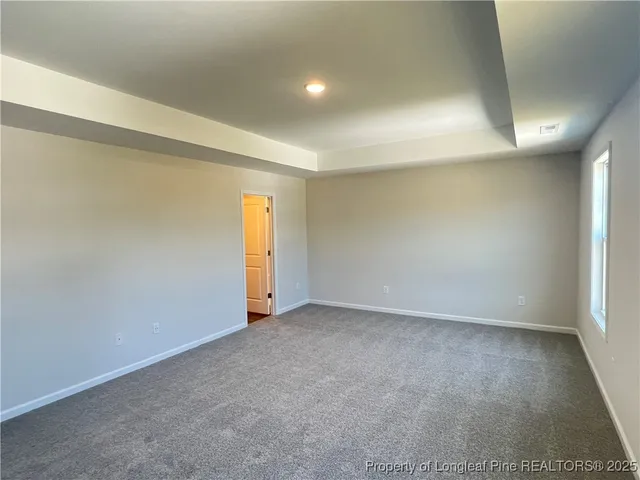 an empty room with an entryway