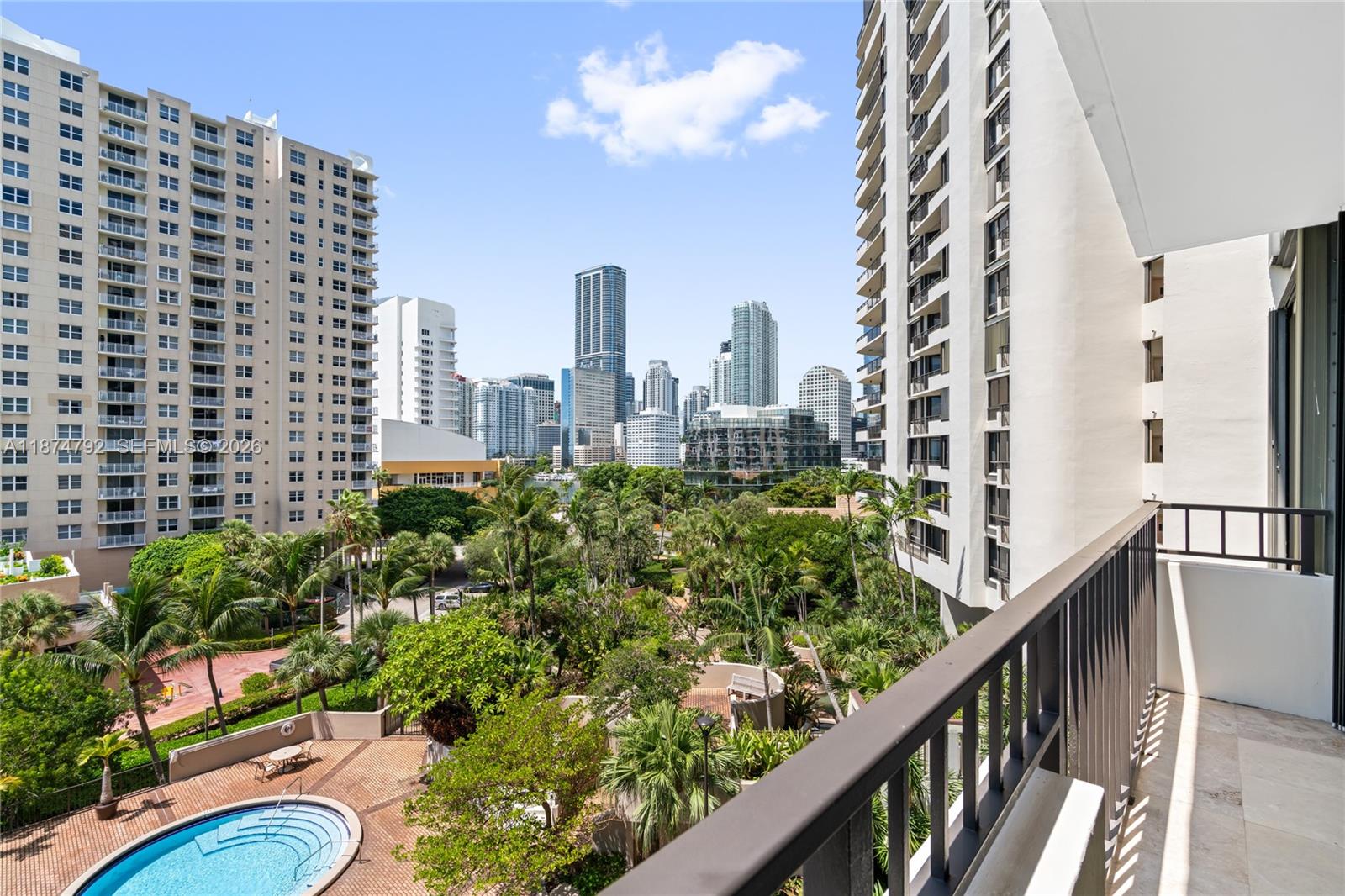 520 Brickell Key Drive, Unit A705 Miami, FL 33131 - Photo 32 of 63 a view of a city with tall buildings