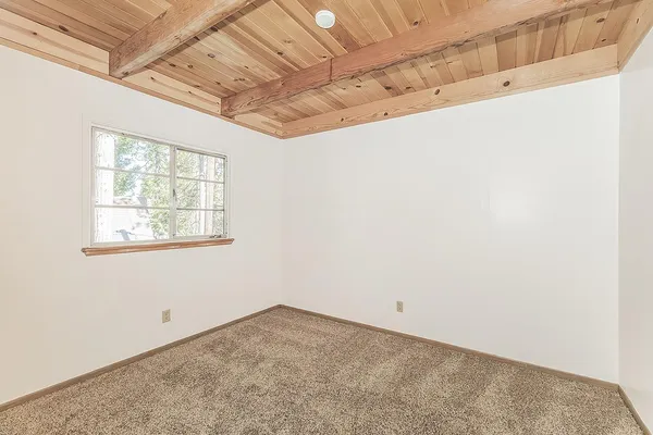 a view of a window in an empty room