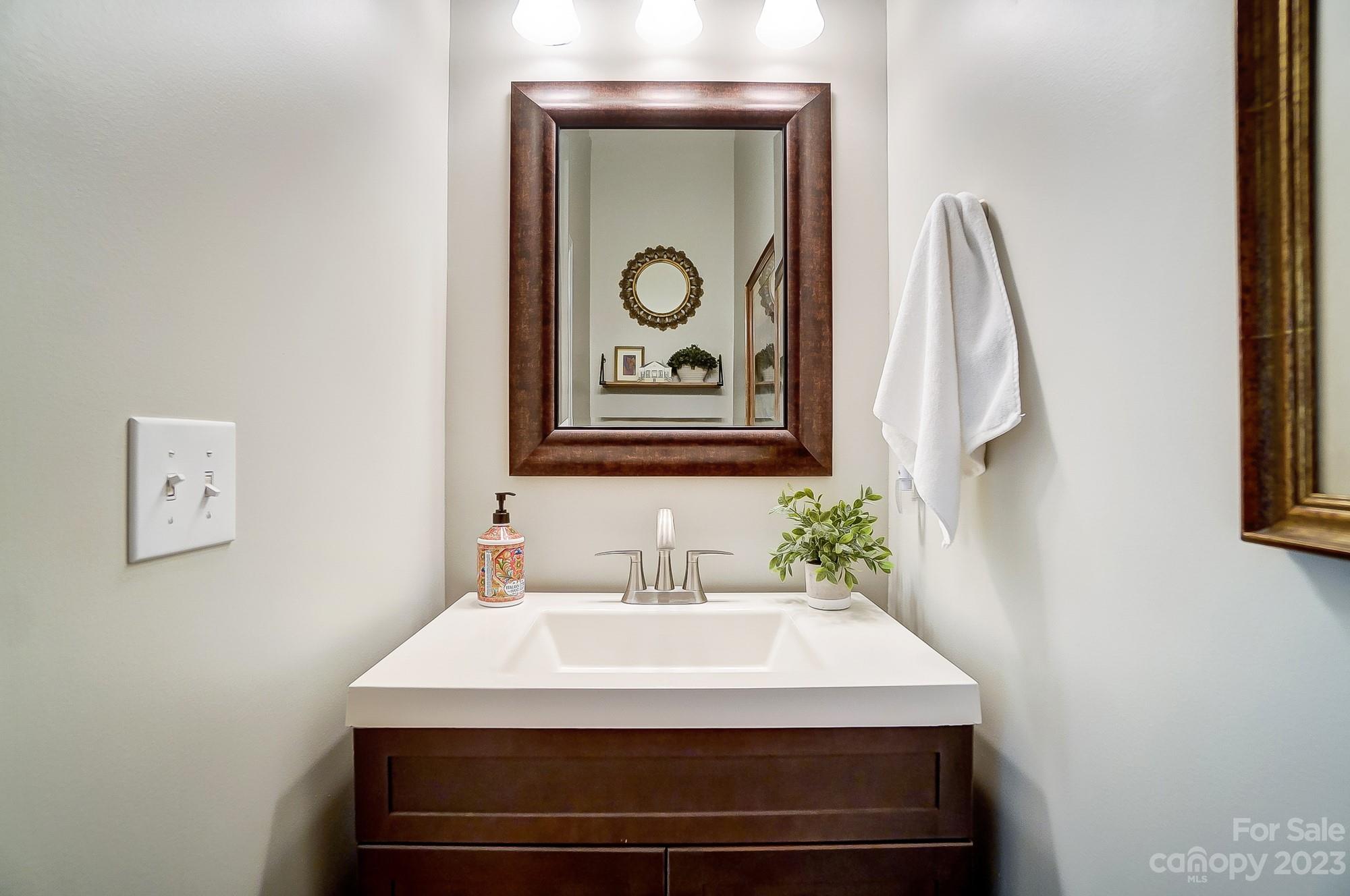 1105 Legacy Lane Fort Mill, SC 29708 - Photo 20 of 43 a bathroom with a sink and a mirror
