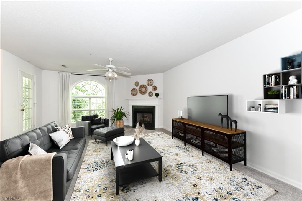 623 Timberline Ridge Lane Winston-Salem, NC 27106 - Photo 6 of 25 Virtually staged living room