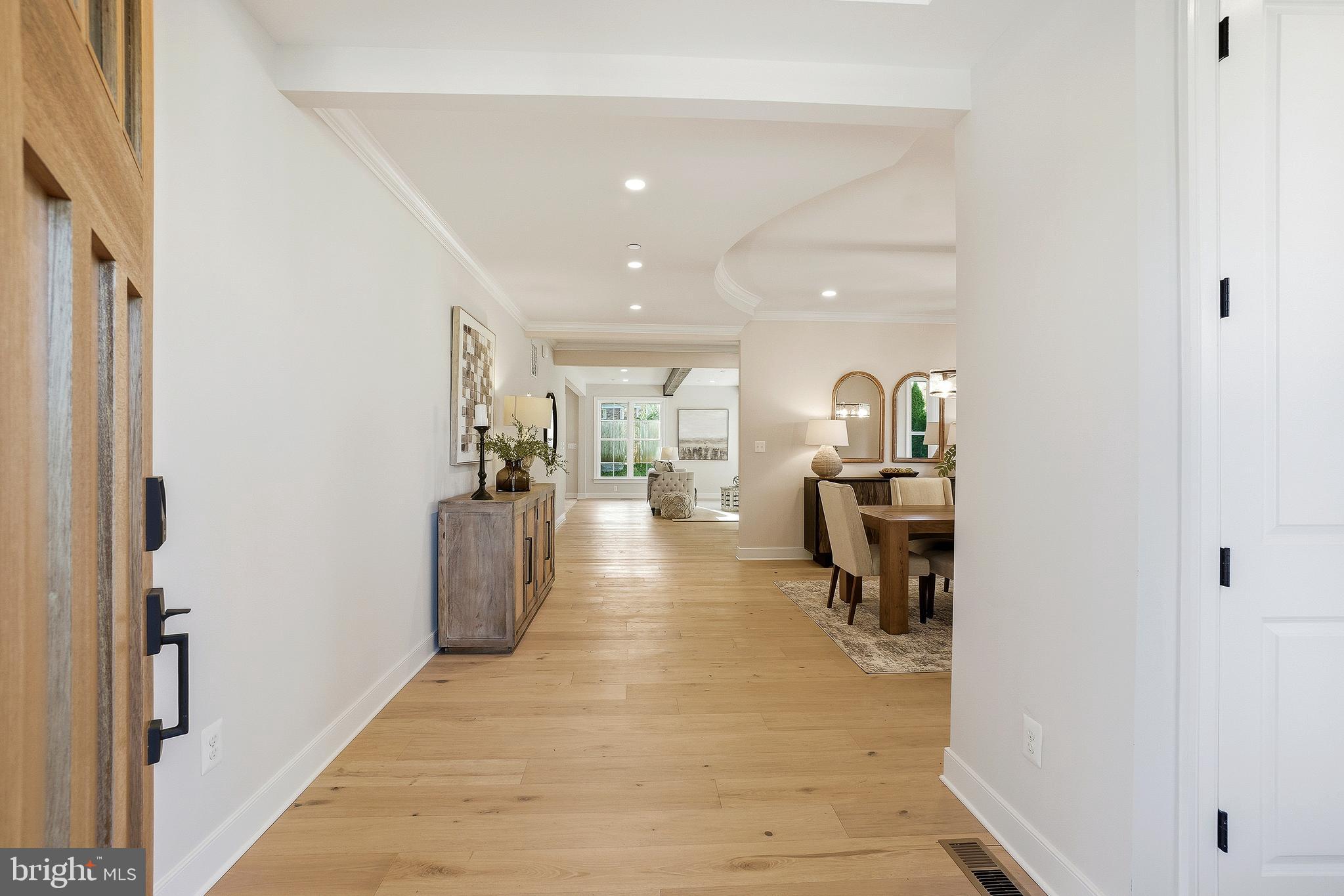 8802 Ridge Road Bethesda, MD 20817 - Photo 3 of 26 a view of a hallway with living room