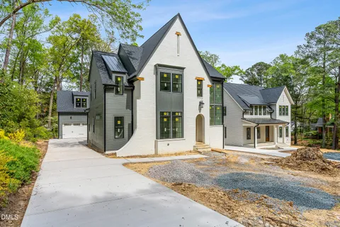 front view of a house with a porch