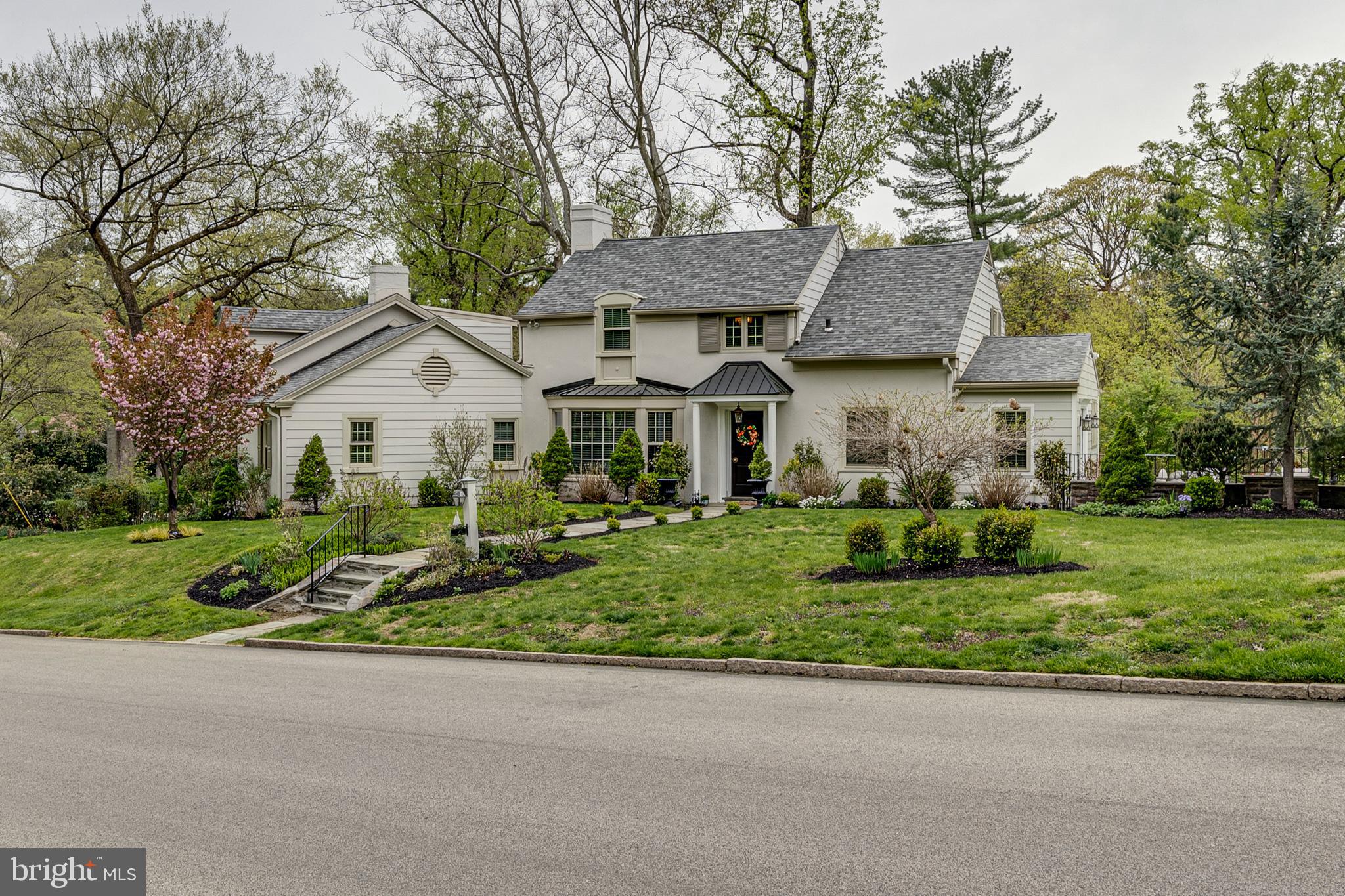 301 Mcclenaghan Mill Road Wynnewood, PA 19096 - Photo 2 of 60 Picturesque front the home