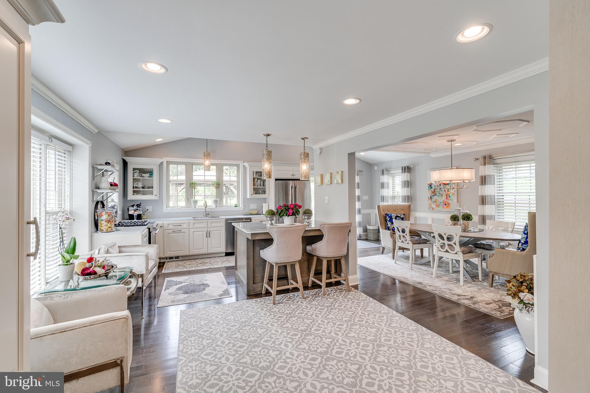 301 Mcclenaghan Mill Road Wynnewood, PA 19096 - Photo 17 of 60 Open Concept Kitchen and Dining Area!