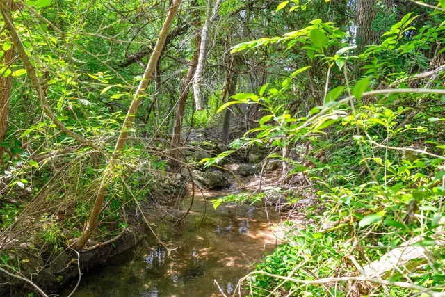 a backyard of a house