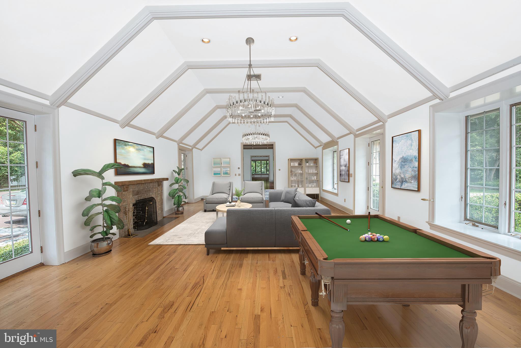 1224 Valley Road Villanova, PA 19085 - Photo 3 of 37 Rendering: Spacious Great Room- vaulted ceilings