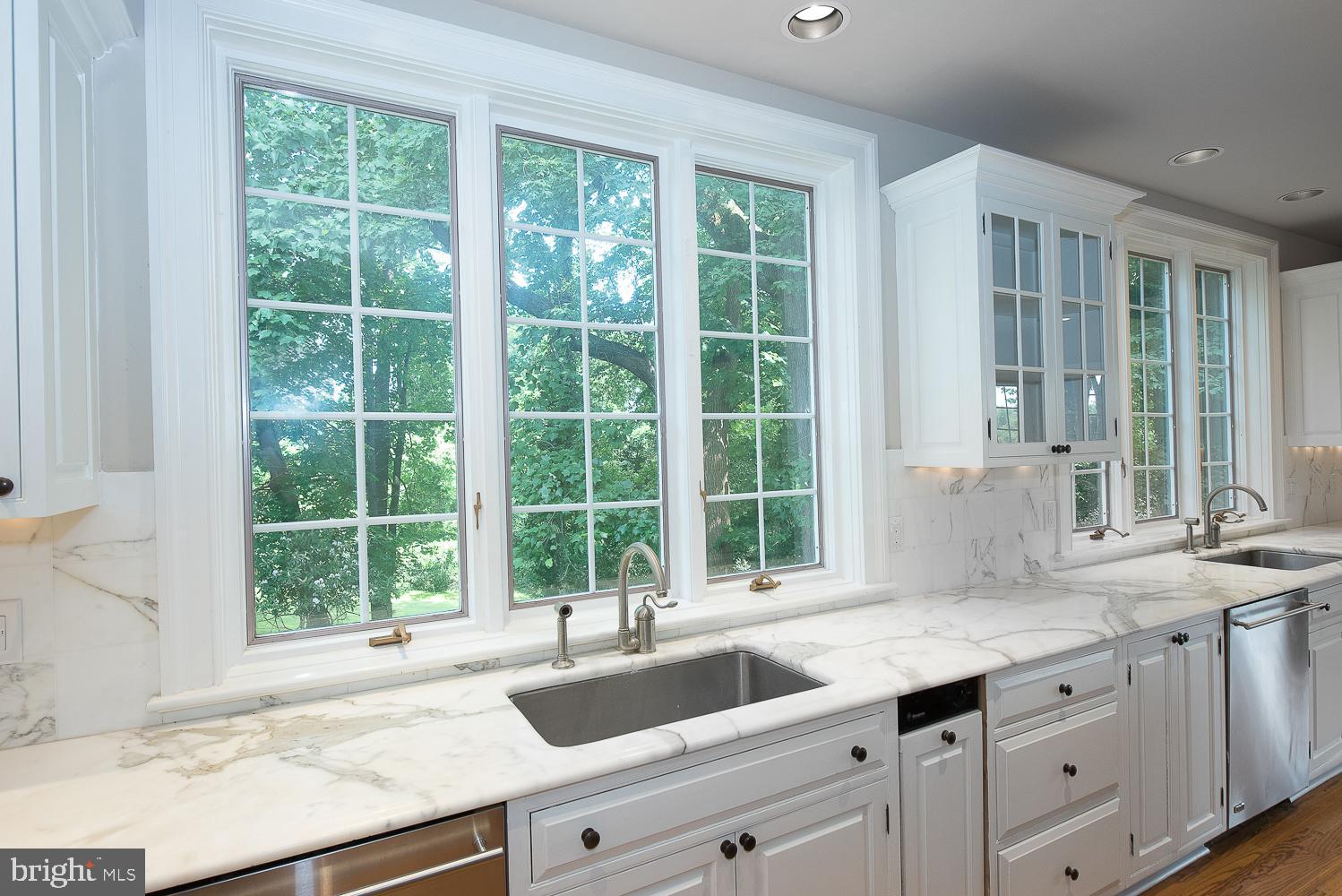 1224 Valley Road Villanova, PA 19085 - Photo 24 of 37 Spacious Kitchen overlooking grounds and gardens