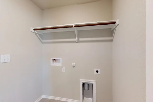 a close view of closet