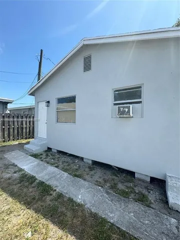 a backyard of a house