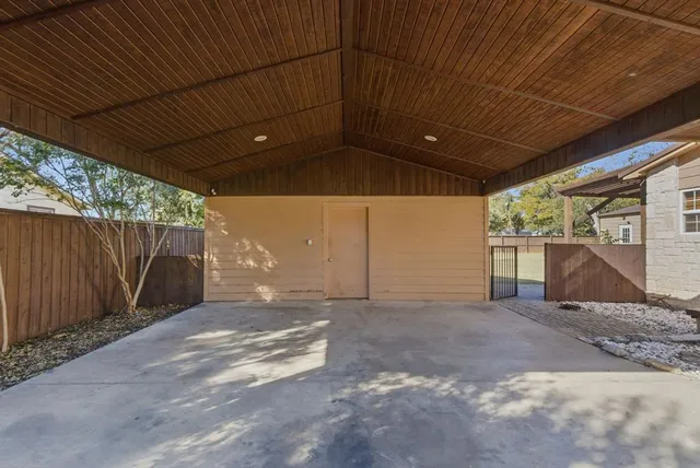 a view of a backyard of a house
