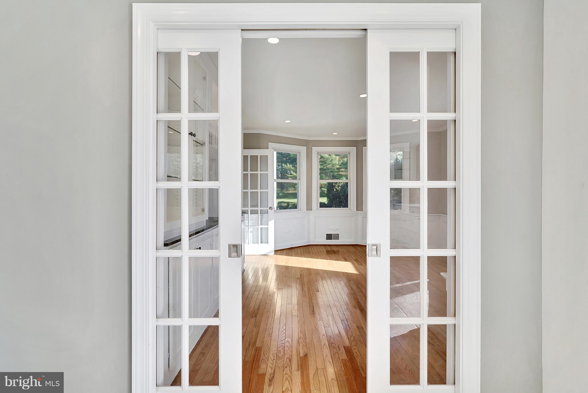 9390 Crest Hill Road Marshall, VA 20115 - Photo 14 of 30 Pocket Doors to Library