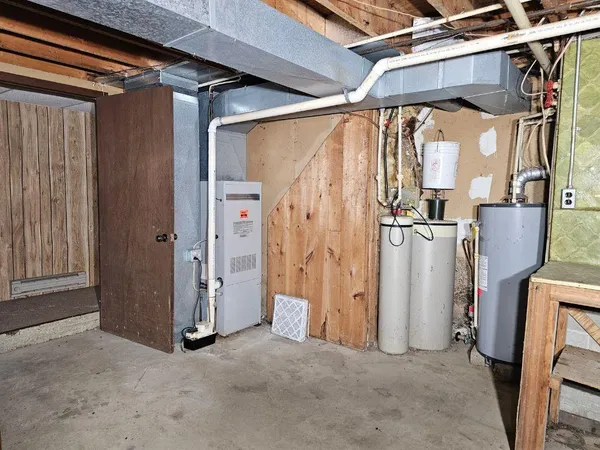 a view of walk in closet with window