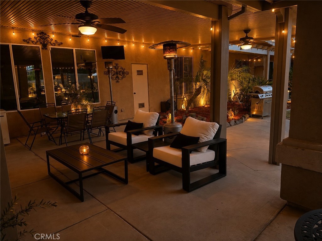 23841 Piedras Road Perris, CA 92570 - Photo 65 of 70 lanai at night time