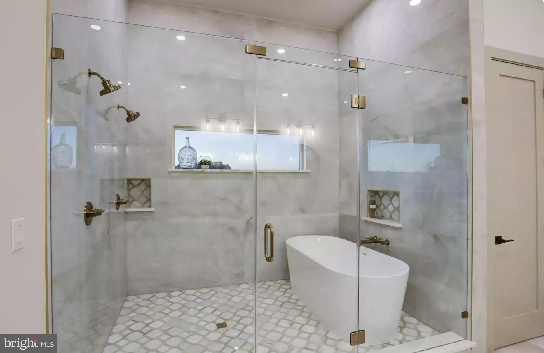 9 B Slate Lane Stephenson, VA 22656 - Photo 7 of 14 a bathroom with a bathtub a toilet and a shower