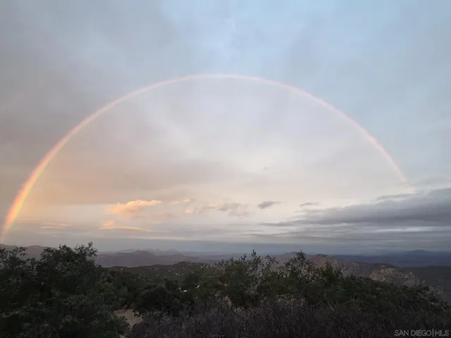 a view of a lake and mountain
