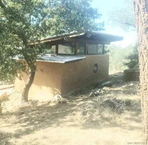 a backyard of a house