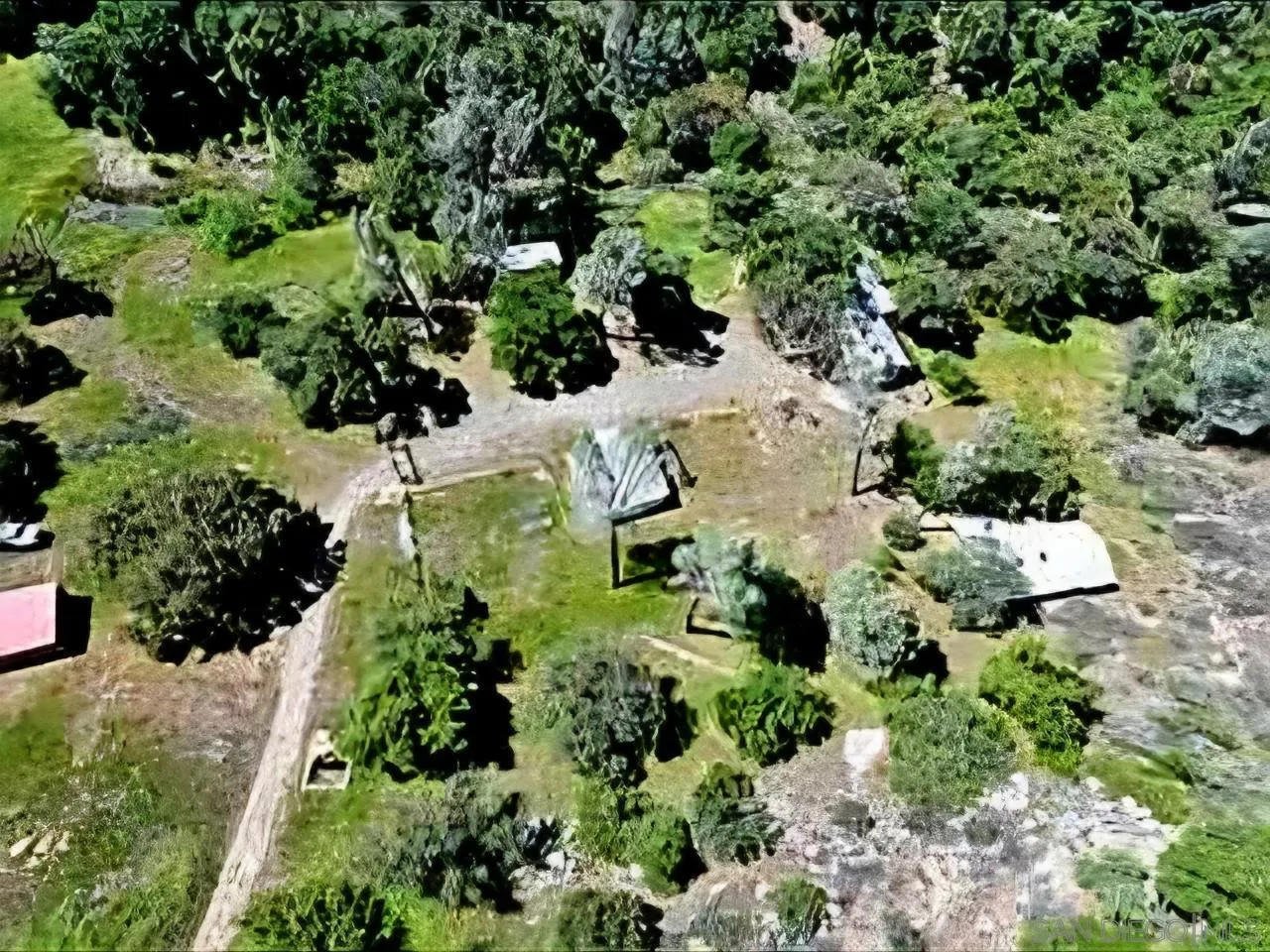 0 Tule Springs Road Julian, CA 92036 - Photo 3 of 44 an aerial view of residential house with outdoor space and trees all around