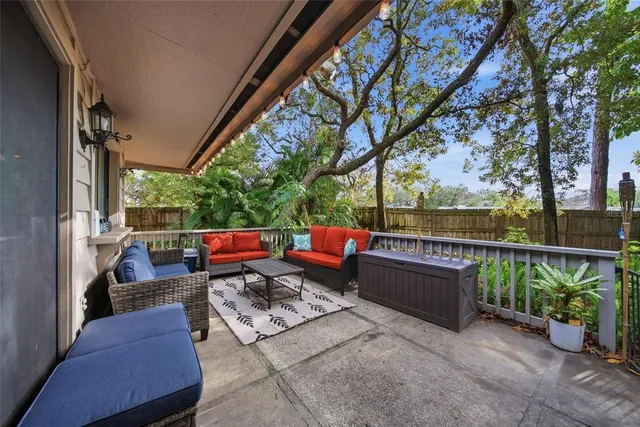 a outdoor view with sitting space