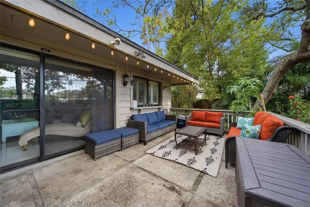 a patio view with patio