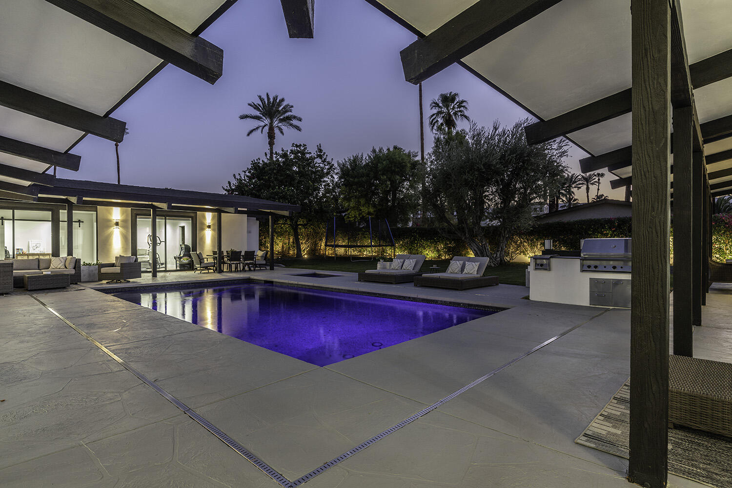 45731 Paradise Valley Road Indian Wells, CA 92210 - Photo 35 of 41 a view of a swimming pool with a patio