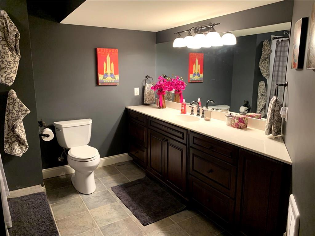 580 George Jr Road Grove City, PA 16127 - Photo 23 of 25 Large full bath lower level which can be accessed from the bedroom or the bar area