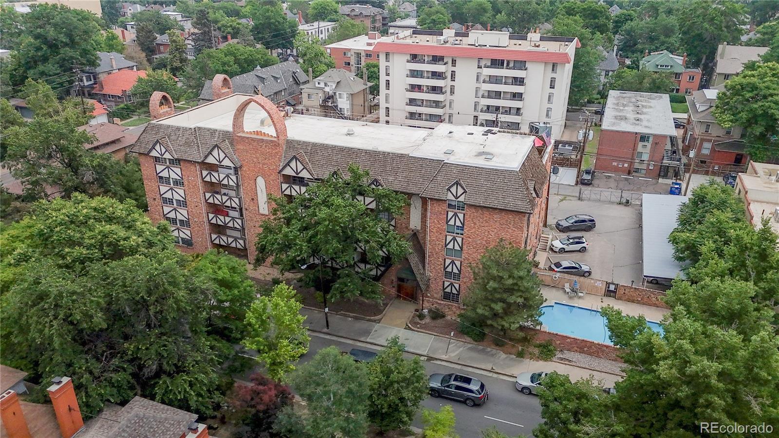 1350 Josephine Street, Unit 101A Denver, CO 80206 - Photo 28 of 36 an aerial view of a house