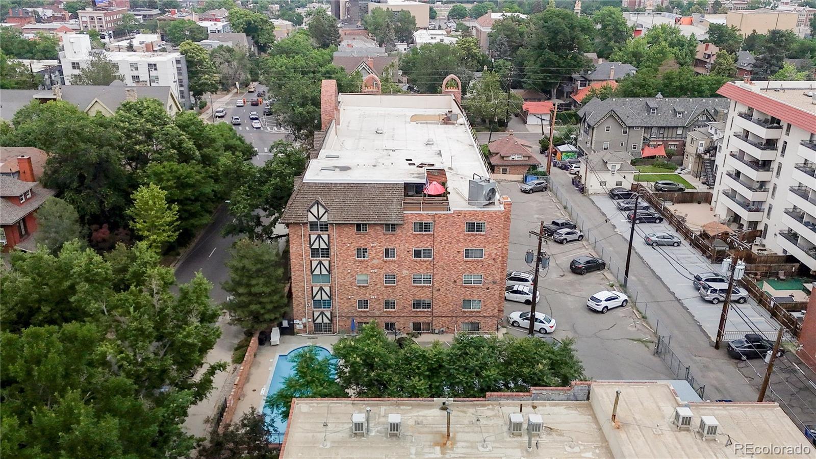 1350 Josephine Street, Unit 101A Denver, CO 80206 - Photo 31 of 36 an aerial view of city
