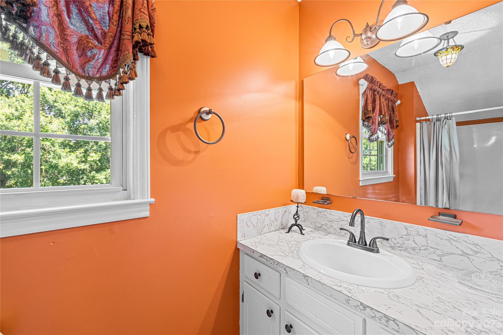137 Brook Road Kings Mountain, NC 28086 - Photo 15 of 46 a bathroom with a sink and a mirror