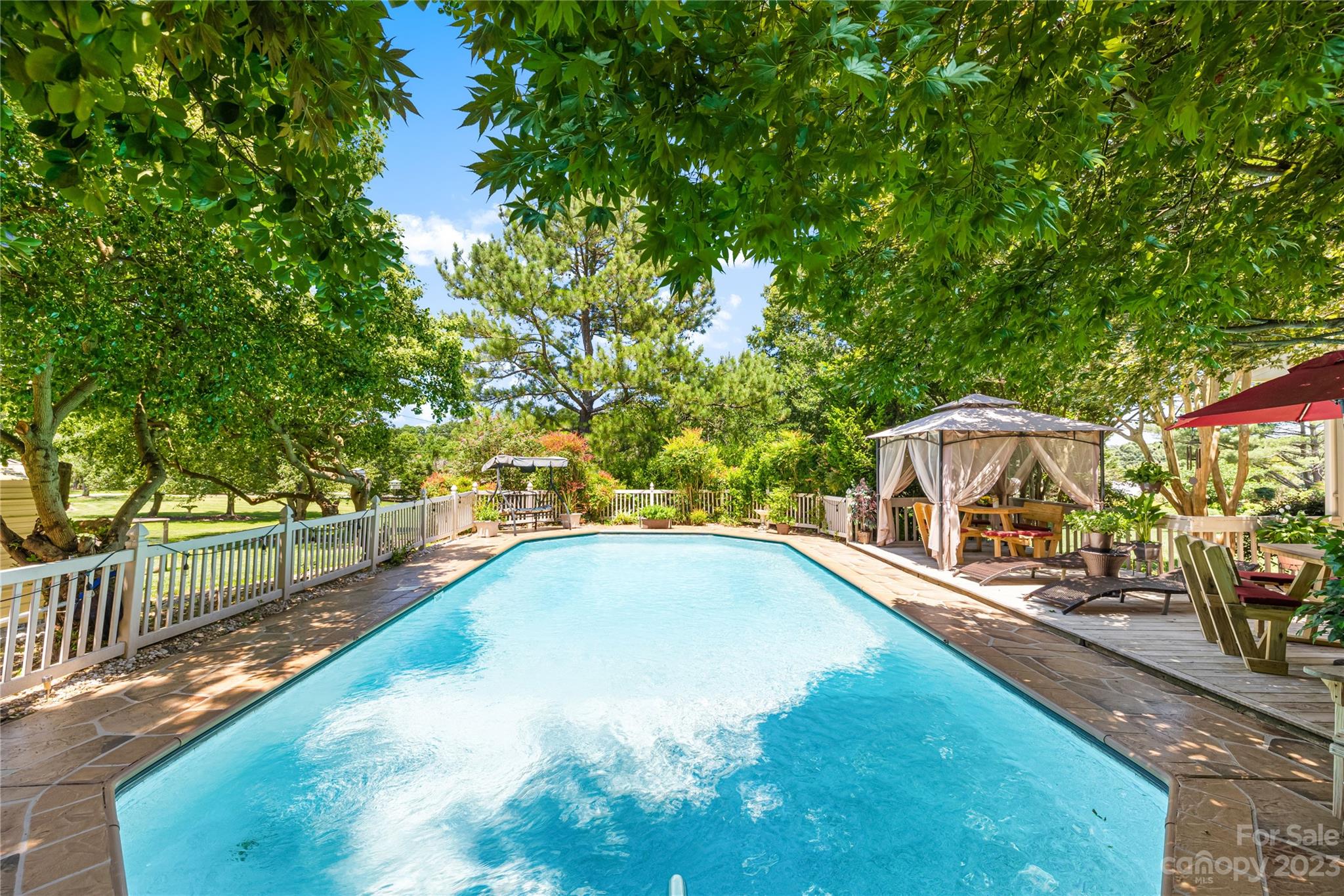 137 Brook Road Kings Mountain, NC 28086 - Photo 28 of 46 a view of a house with pool