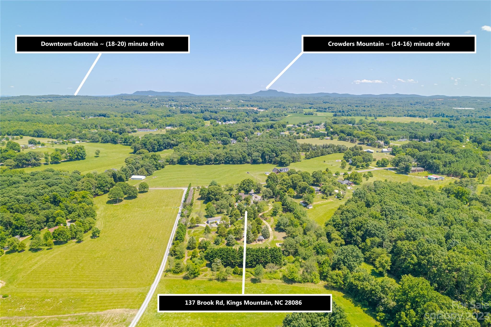 137 Brook Road Kings Mountain, NC 28086 - Photo 39 of 46 a view of a big yard